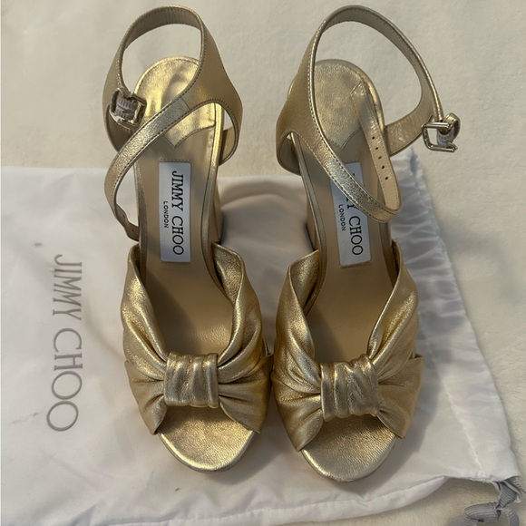 JIMMY CHOOSE Heloise 120 ONLY ONCE SIZE 37.5 - Picture 2 of 6